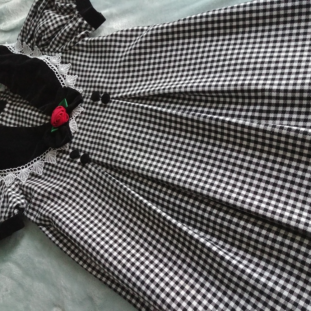 | Checkered Formal Dress | 008 | - Picture 3 of 8